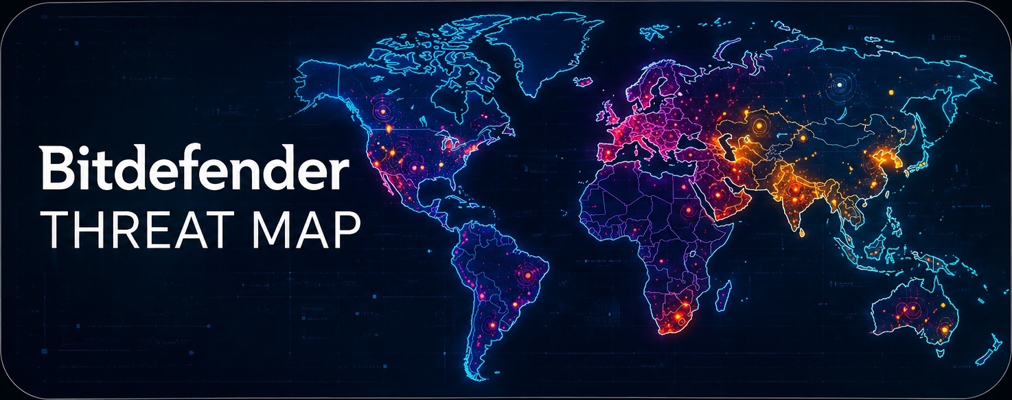 Bitdefender Threat Map